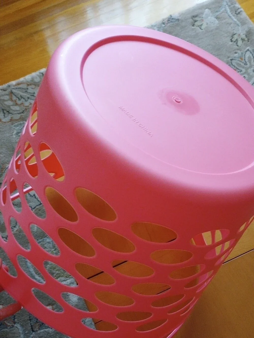Pink Versatile Storage Bin with Comfort Handles - Brand New!!!